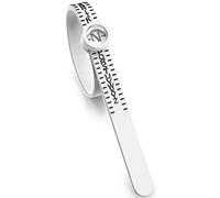 BBbanda UK Ring Sizer Measure Sizes A-Z with Magnifying Glass Adjustable Ring Measurement Tool for Men and Women - White