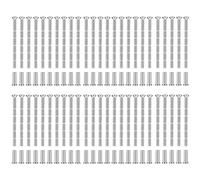 Bbborvox 50pcs Door Handle Screws Door Handles Screws for Door Handles Door handless Internal Sets Doors Handle Bolt Through fixings m3 Door Handle Fixing Screws grub