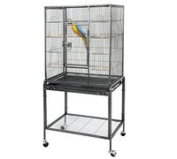 BBBuy Microdermabrasion 53"/61"/68" Large Bird Cage Play Top Parrot Cockatiels Parakeet Cage Macaw Finch Cockatoo Prevue Flight Cage Perch Pet House (53 inch)