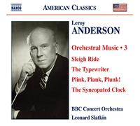 Bbc Co:Slatkin - ANDERSON.L: ORCHESTRAL WORKS VOL.3