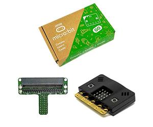 BBC Micro:bit v2 Go Kit with Micro:bit Breadboard Adapter and Micro:bit v2 Black Case for coding and projects programmable mini computer