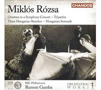 Bbc Philharmonic:Gamba - ROSZA: ORCHESTRAL WORKS VOL.1