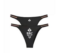 BBC QUEEN OF SPADES QOS SEXY Women's Panties Thongs Underwear, Slutblack, M