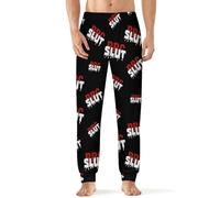 BBC Slut Men's Pajama Pants Lightweight Pjs Bottoms Lounge Pants Sleepwear Soft