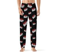 BBC Slut Men's Pajama Pants Lightweight Pjs Bottoms Lounge Pants Sleepwear Soft