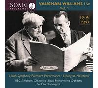 Bbc So/Rpo/Sargent - Ralph Vaughan Williams: Live, Vol. 1