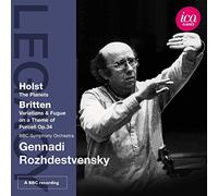 BBC SYMPHONY ORCHESTRA; GENNADY ROZHDESTVENSKY - HOLST: THE PLANETS - BRITTEN: THE YOUNG PERSON'S GUIDE TO THE ORCHESTRA