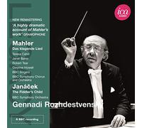 BBC SYMPHONY ORCHESTRA; GENNADY ROZHDESTVENSKY; JANET BAKER - MAHLER: DAS KLAGENDE LIED - JANACEK: THE FIDDLER'S CHILD
