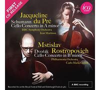 BBC SYMPHONY ORCHESTRA; JACQUELINE DU PRE; JEAN MARTINON - SCHUMANN & DVORAK: CELLO CONCERTOS (LIVE)