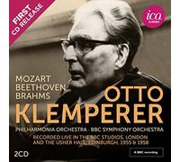 BBC SYMPHONY ORCHESTRA; OTTO KLEMPERER - MOZART, BEETHOVEN & BRAHMS: WORKS FOR ORCHESTRA (LIVE)