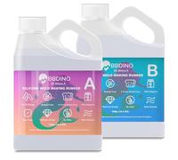 BBDINO Silicone for Mould Making Kit, Liquid Silicone Mould Making Clear 1100g, 1A:1B by Volume, Ideal for Crafting with Resin, Soap, Wax, Clay, Concrete etc.