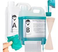 BBDINO Super Elastic Silicone Mould Making Kit 8A Jade Green 4000g