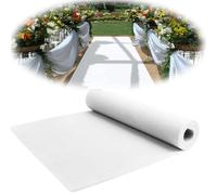 BBDIYCD White Wedding Aisle Runner Carpet, Long Aisle Runner for Wedding Ceremony, Event Carpet Aisle Decoration for Weddings & Events, Party Entrance,1.2x10m/4x33ft
