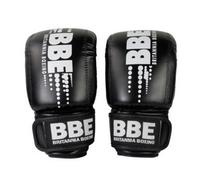 Bbe Mens Pvc Boxing Gloves Black/white (S-M)