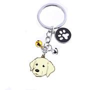 BbearT® Dog Tag Key-ring Keychain,Small Puppy ID Tags Metal Keychain Keyring Keyfob Key Tags Car Keyring Bag Charm Birthday (Labrador)