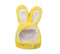 BBEART Pet Hat, 4 Pack Cat Headgear Rabbit Headband Bunny Ears Warm Hat Head Accessories Halloween Costume (Yellow)