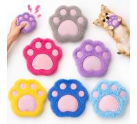 BBeary 6 Pack Squeaky Paw-Shaped Dog Toys for Small Dogs Under 20 lb