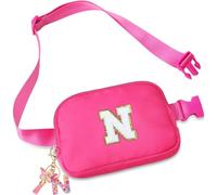 BBelt Crossbody Bag for Girls Women - girls fanny pack ages 8-12 Teen Birthday Gifts Small Waist Packs Trendy Kids Fanny Pack, Rose Red, 21 cm x 5 cm x 12.95 cm, N