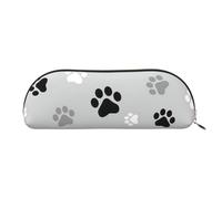 BBEXJIGY Animal Paw Prints Print Stylish Mini Storage Bag for Eyebrow Pencils and Tiny Essentials, Gold, One Size