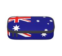 BBEXJIGY Australian flag Print Large - Capacity Cosmetic Makeup Organizer Bag: Designed for Eyebrow Pencils, Black, One Size
