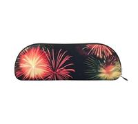 BBEXJIGY Beautiful Fireworks Print Stylish Mini Storage Bag for Eyebrow Pencils and Tiny Essentials, Gold, One Size