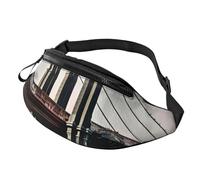 BBEXJIGY Brooklyn Bridge Print Multifunctional Waist Pack -Your Good Companion for Hiking, Traveling Running, Black, One Size