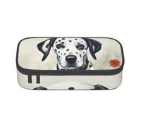 BBEXJIGY Dalmatian Print Large - Capacity Cosmetic Makeup Organizer Bag: Designed for Eyebrow Pencils, Black, One Size