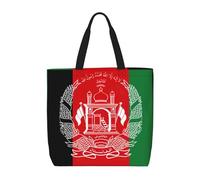 BBEXJIGY Flag of Afghanistan Print Women's Portable Tote Bag - Large Shopper for Beach,Travel,Gym | Summer Handbag