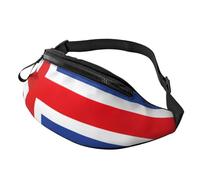 BBEXJIGY Flag of Iceland Print Multifunctional Waist Pack -Your Good Companion for Hiking, Traveling Running, Black, One Size