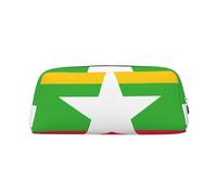 BBEXJIGY Myanmar Flag Multipurpose Bag Travel Bag Office Small Items, metallic silver, One Size