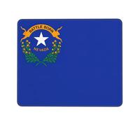 BBEXJIGY Nevada Flag Mouse Pad Rubber Base Decorative Desk Office Accessory