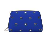 BBEXJIGY Nevada State Flag Print Leather Travel Toiletry Bag for Women Toiletries Cosmetic Bag Makeup Bag