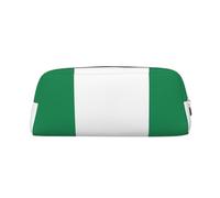 BBEXJIGY Nigeria Flag Makeup Bag Versatile Travel Office Small Items, metallic silver, One Size