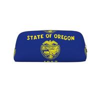 BBEXJIGY Oregon Flag Print Versatile Storage Bag Travel Bag Office Small Items, gold, One Size