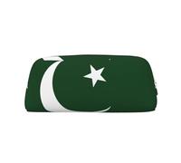 BBEXJIGY Pakistan Flag Makeup Bag Versatile Travel Office Small Items, metallic silver, One Size