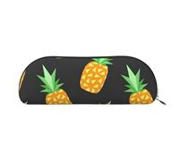 BBEXJIGY Pineapple Print Stylish Mini Storage Bag for Eyebrow Pencils and Tiny Essentials, Gold, One Size