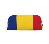 BBEXJIGY Romania Flag Pattern Versatile Storage Bag Travel Bag Office Small Items, metallic silver, One Size