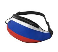 BBEXJIGY Russian flag Print Multifunctional Waist Pack -Your Good Companion for Hiking, Traveling Running, Black, One Size