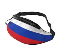 BBEXJIGY Russian Flag Print Multifunctional Waist Pack -Your Good Companion for Hiking, Traveling Running, Black, One Size