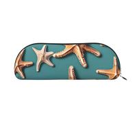 BBEXJIGY Sea Shell Starfish Print Stylish Mini Storage Bag for Eyebrow Pencils and Tiny Essentials, Silver, One Size
