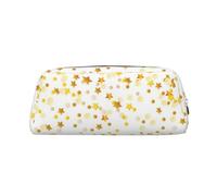 BBEXJIGY Sparsed Dreamy Stars and Spots Multi-purpose Travel Makeup Case Office Small Items, metallic silver, One Size
