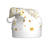 BBEXJIGY Sparsed Dreamy Stars and Spots Print Adult Festive Christmas Hat-Christmas,Halloween,New Year,Parties,Events & Promotions