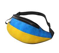 BBEXJIGY Ukrainian flag Print Multifunctional Waist Pack -Your Good Companion for Hiking, Traveling Running, Black, One Size