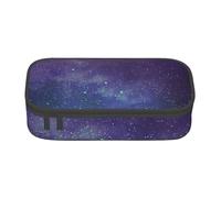 BBEXJIGY Universe with Stars Galaxy Interstellar Print Large - Capacity Cosmetic Makeup Organizer Bag: Designed for Eyebrow Pencils, Black, One Size