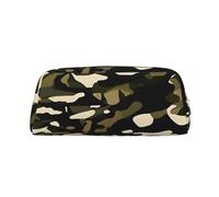 BBEXJIGY Versatile camo print and graphic print case, travel or office bag for small items, metallic silver, One Size