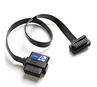 bbfly-A9 OBD II OBD2 16 Pin Splitter Extension 1x Male and 2X Female Extension Cable Adapter (2FT/60CM)
