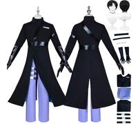 bbganlian Anime Character Ivan Cosplay Costume Outfit Alien Stage Mizi Hyuna Luka Sua Role Play Uniform Full Set Halloween Party Carnival Dress Up Suit with Wig for Men (XS)