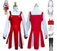 bbganlian Anime My Hero Academia Season 4 Eri Cosplay Costume Outfit Keigo Takami Role Play Uniform Full Set Halloween Party Carnival Dress Up Suit with Wig Headdress for Women (S)