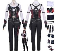 bbganlian Game Character Miss Hunter Cosplay Costume Outfit Love and Deepspace Xavier Zayne Rafayel Uniform Full Set Halloween Party Carnival Dress Up Suit for Women Girls (S)