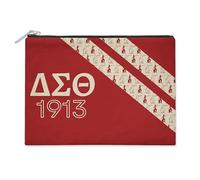 BBGr elta Sigma Theta Sorority Paraphernalia - Official Vendor - Flat Makeup Bags - Collection, diagonal, One size
